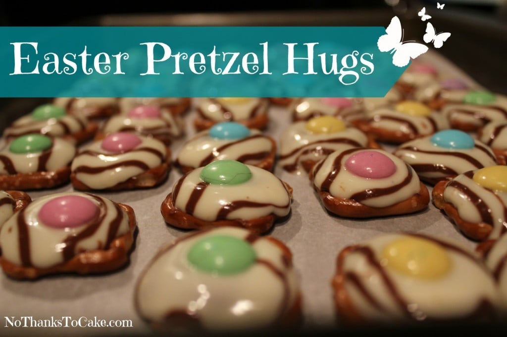 Easter Pretzel Hugs | No Thanks to Cake