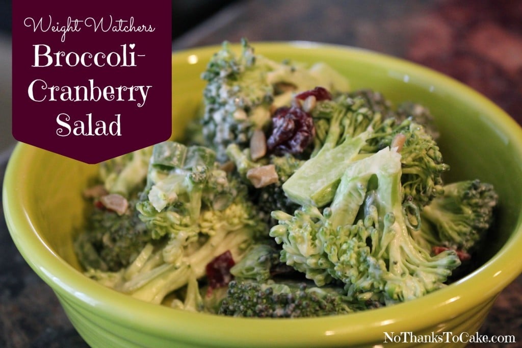 Broccoli Cranberry Salad | No Thanks to Cake