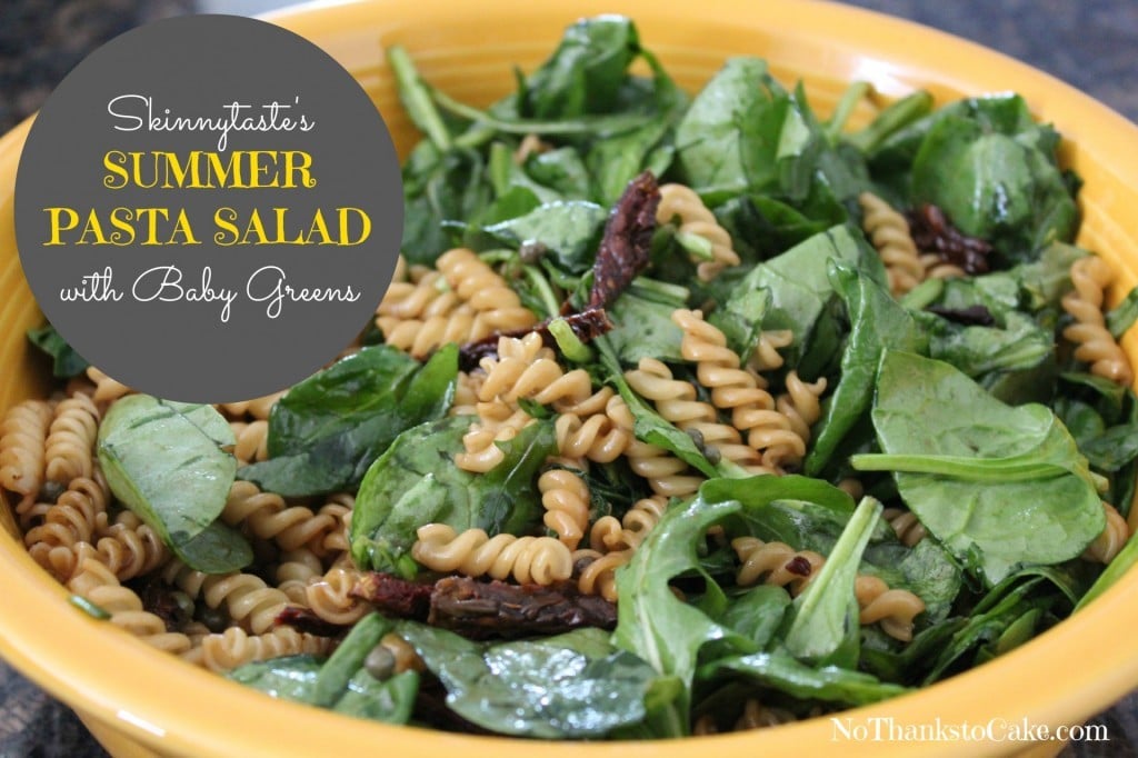 Summer Pasta Salad with Baby Greens | No Thanks to Cake