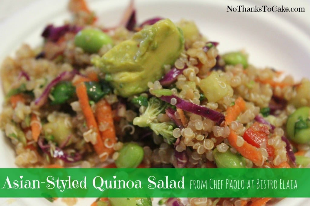 Asian-Styled Quinoa Salad | No Thanks to Cake