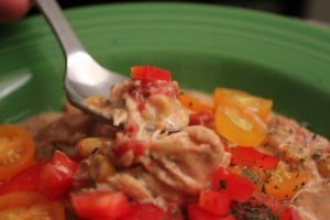 Slow Cooker Creamy Chicken Chili | No Thanks to Cake