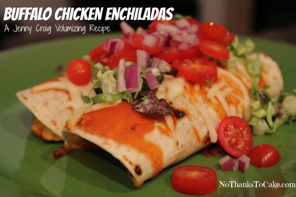 Buffalo Chicken Enchiladas | No Thanks to Cake