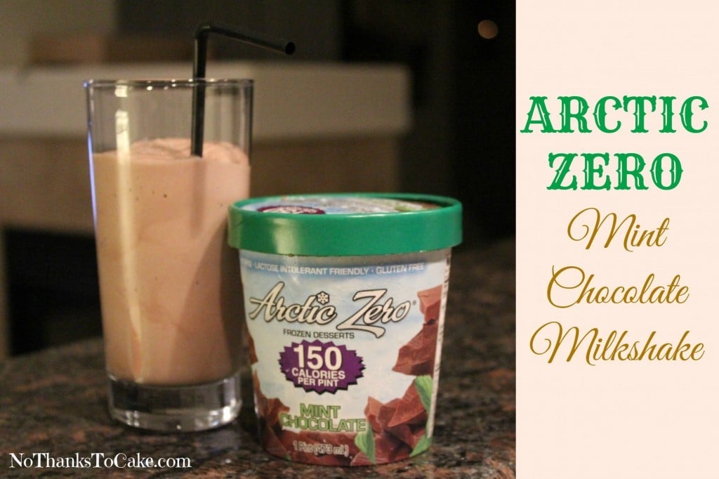 Arctic Zero Mint Chocolate Milkshake | No Thanks to Cake