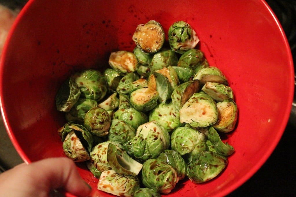 Cranberry-Walnut Roasted Brussels Sprouts | No Thanks to Cake