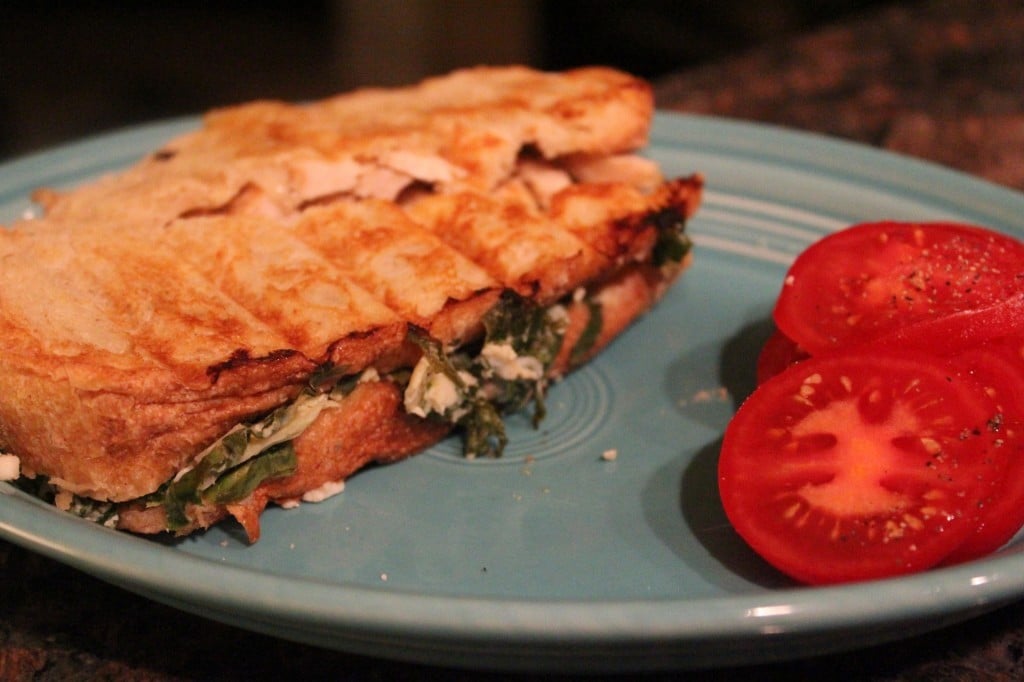 Chicken Spinach and Artichoke Paninis | No Thanks to Cake