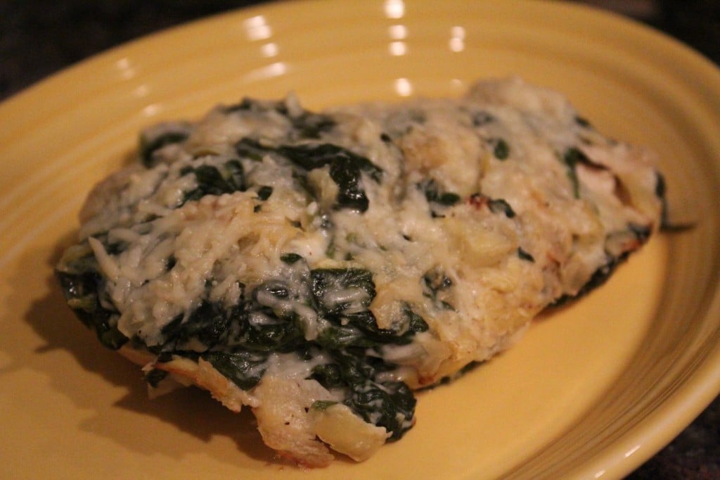 Spinach and Artichoke Dip Chicken | No Thanks to Cake