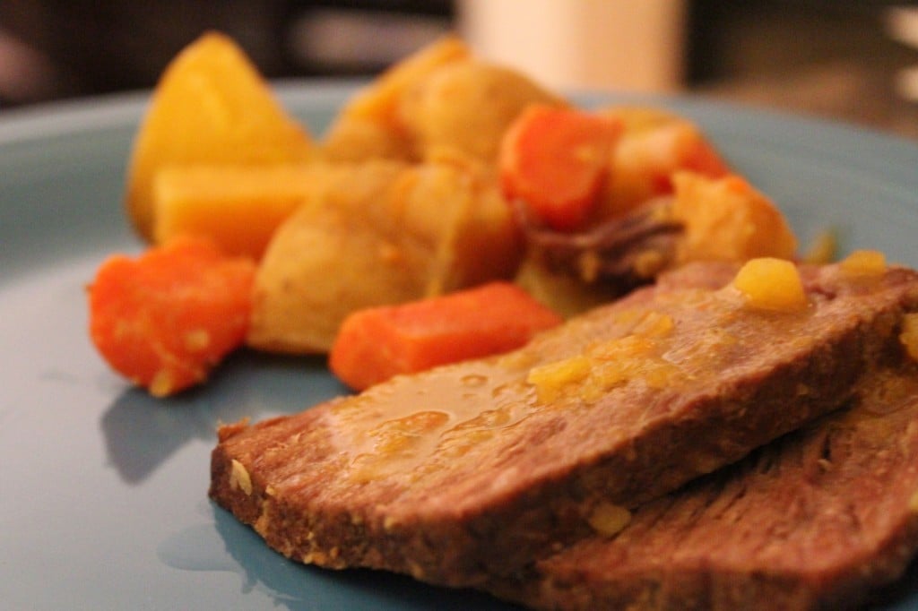 Slow Cooker Pot Roast with Winter Root Vegetables | No Thanks to Cake