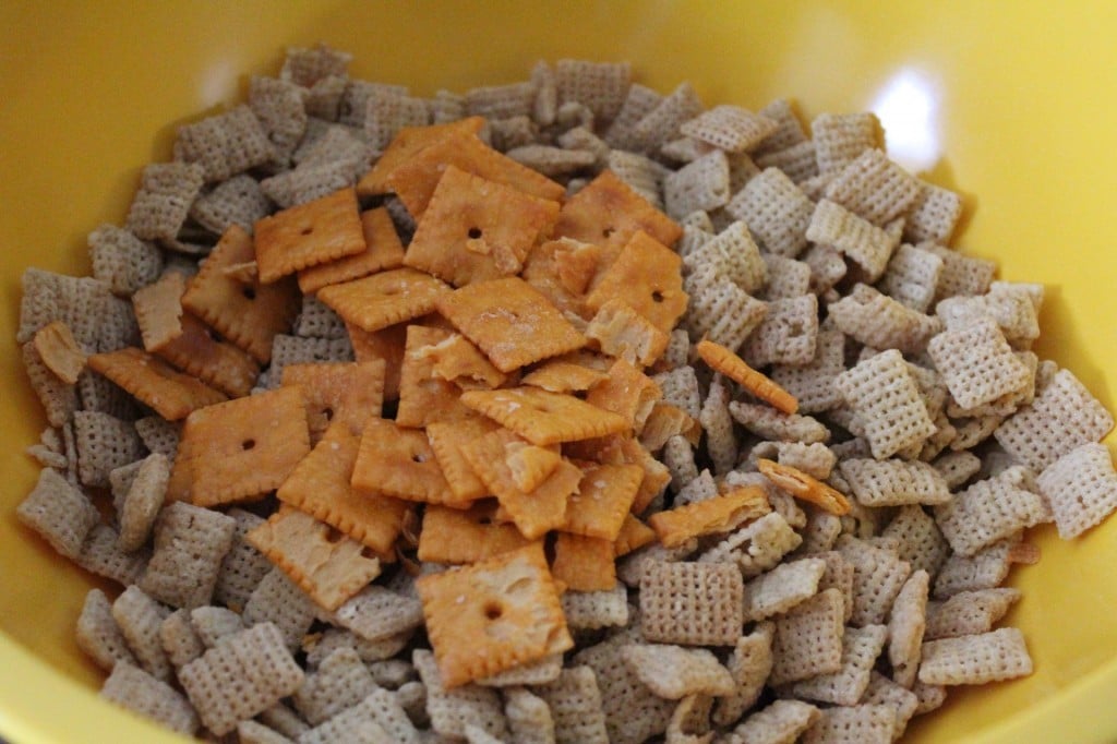 Lightened Up Holiday Chex Mix | No Thanks to Cake