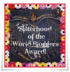 Sisterhood of the World Bloggers Award | No Thanks to Cake