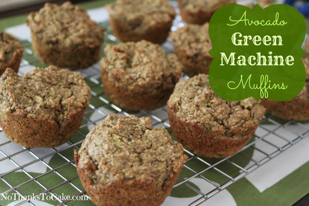 Avocado Green Machine Muffins | No Thanks to Cake