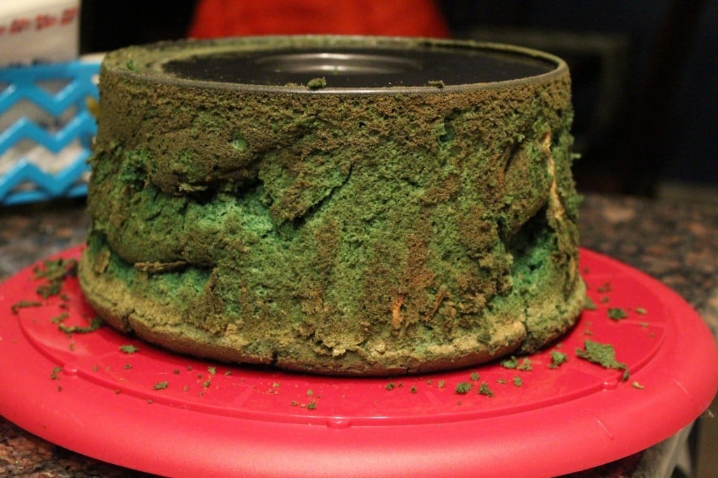 Green Velvet Angel Food Cake | No Thanks to Cake