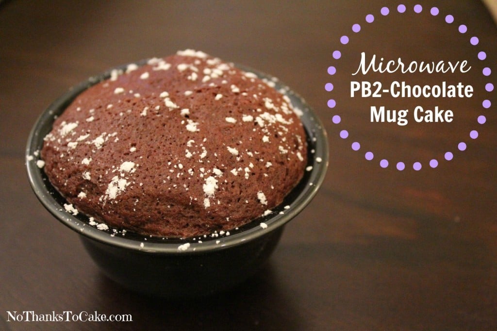Microwave PB2 - Chocolate Mug Cake