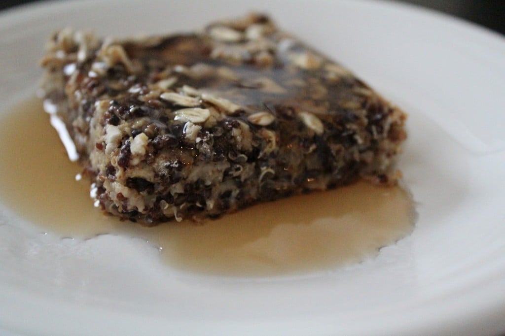 Quinoa PB2 Breakfast Bake | No Thanks to Cake