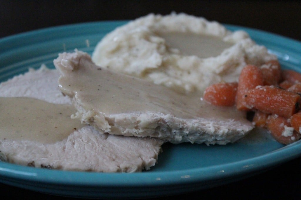 Slow Cooker Turkey Breast with Gravy | No Thanks to Cake