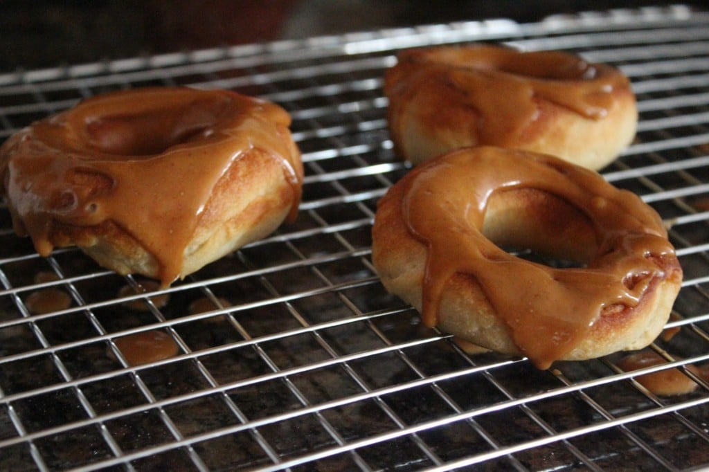 Baked "Cresnuts with Peanut Butter Glaze | No Thanks to Cake