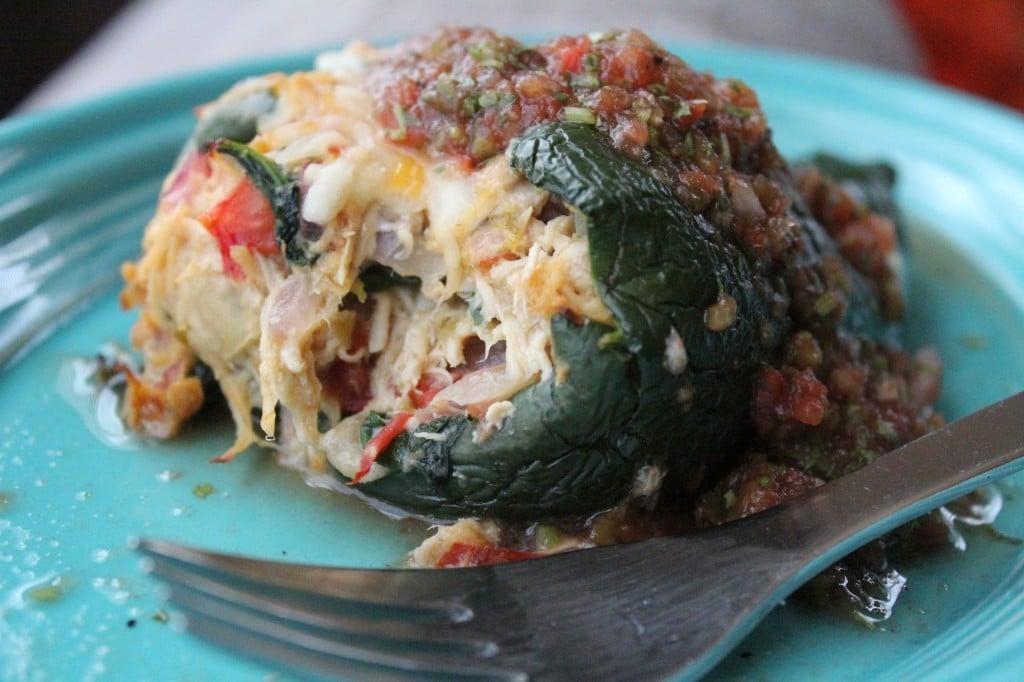 Stuffed Poblano Peppers | No Thanks to Cake