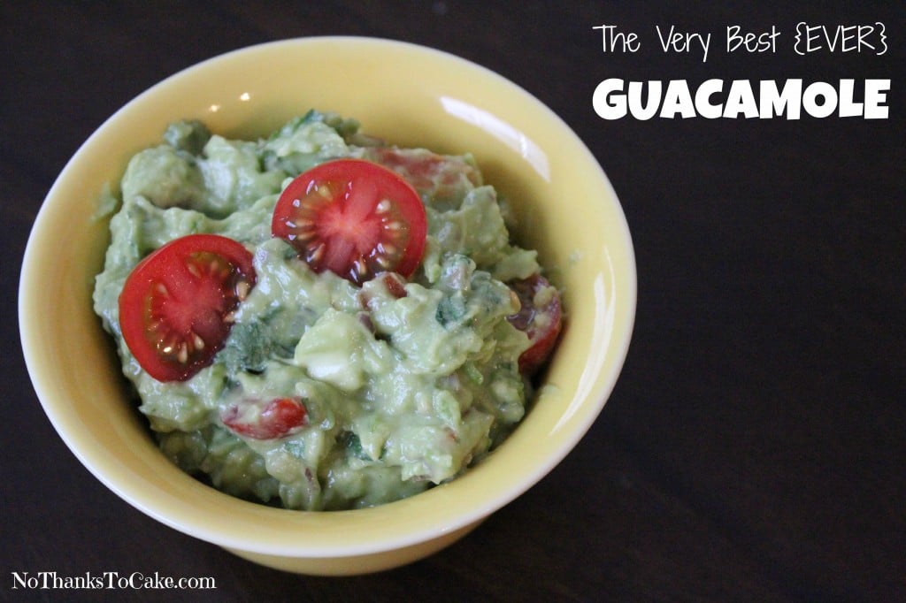 The Very Best {EVER} Guacamole | No Thanks to Cake