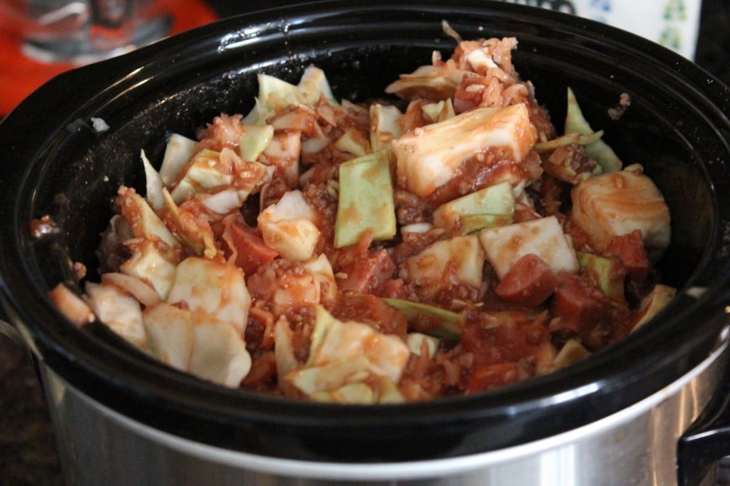 Slow Cooker Cabbage Roll Stew | No Thanks to Cake