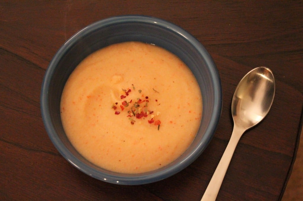 Cauliflower Red Pepper Soup | No Thanks to Cake