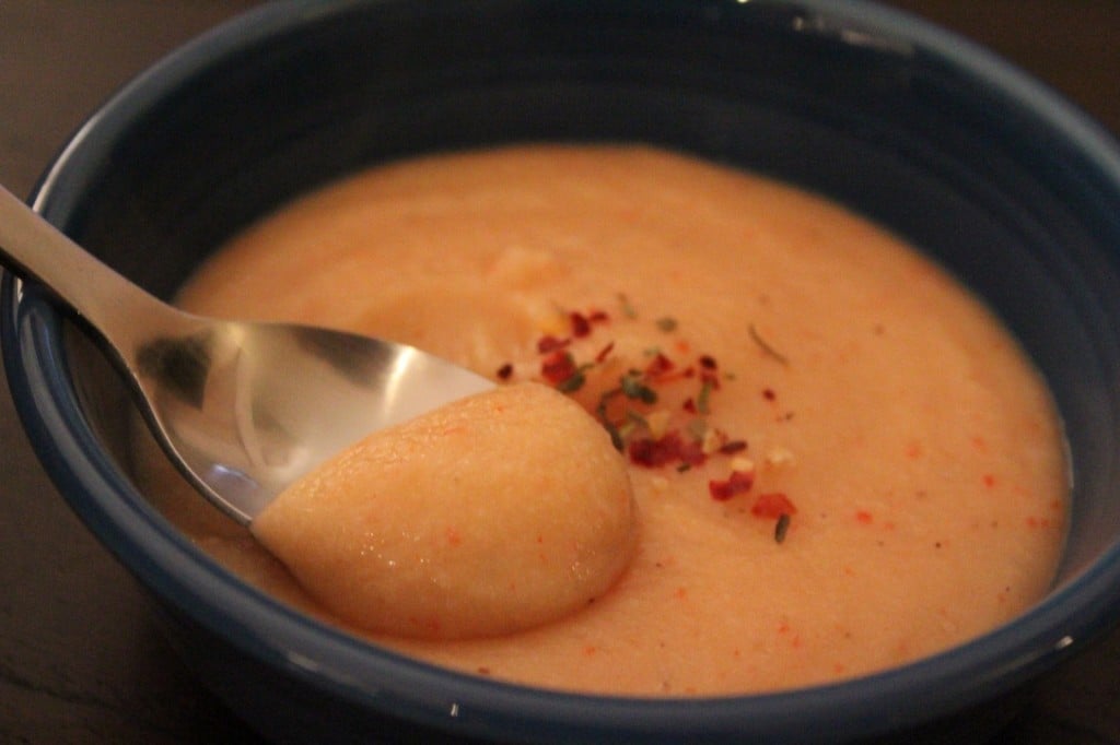 Cauliflower Red Pepper Soup | No Thanks to Cake