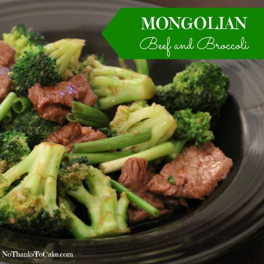 Mongolian Beef and Broccoli | No Thanks to Cake