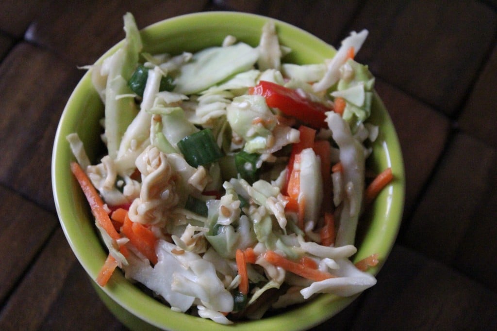 Healthy Asian Ramen Salad | No Thanks to Cake