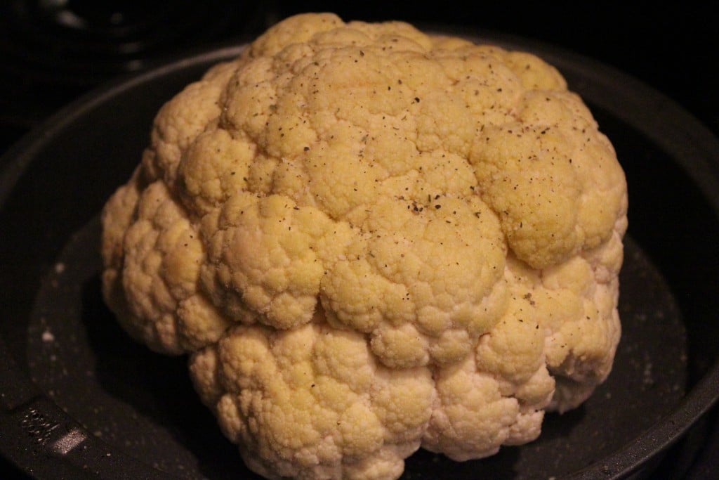 Whole Roasted Cauliflower | No Thanks to Cake