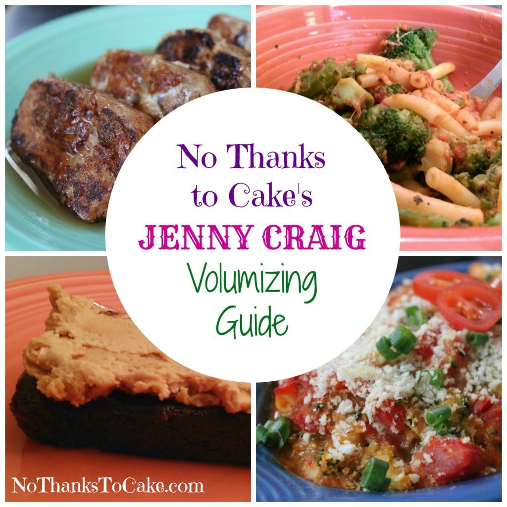 No Thanks to Cake's Jenny Craig Volumizing Guide