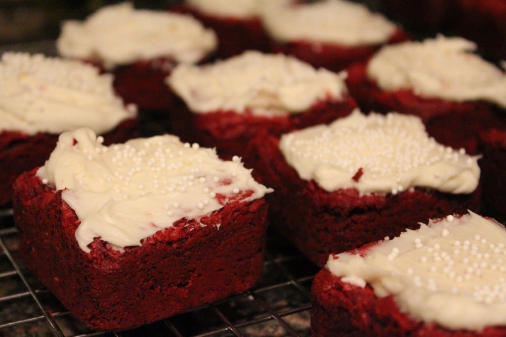 Chewy Red Velvet Brownies | No Thanks to Cake