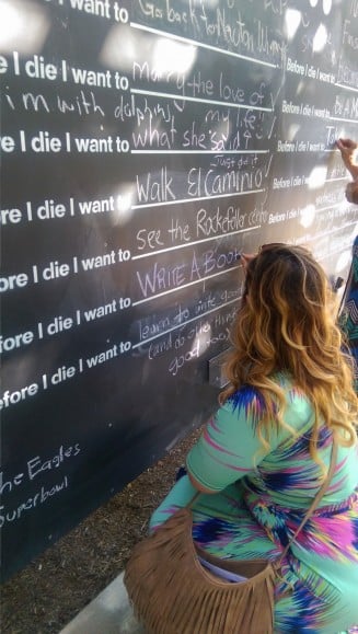 Before I Die Wall | No Thanks to Cake