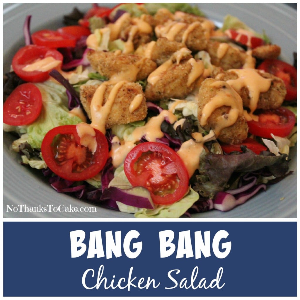 Bang Bang Chicken Salad | No Thanks to Cake