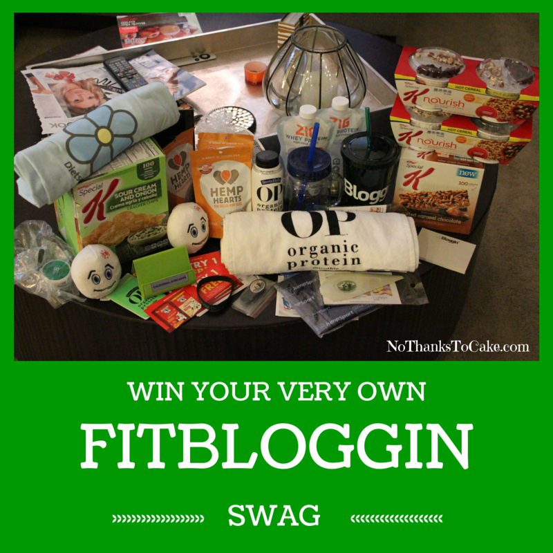 Win Your Very Own Fitbloggin Swag | No Thanks to Cake