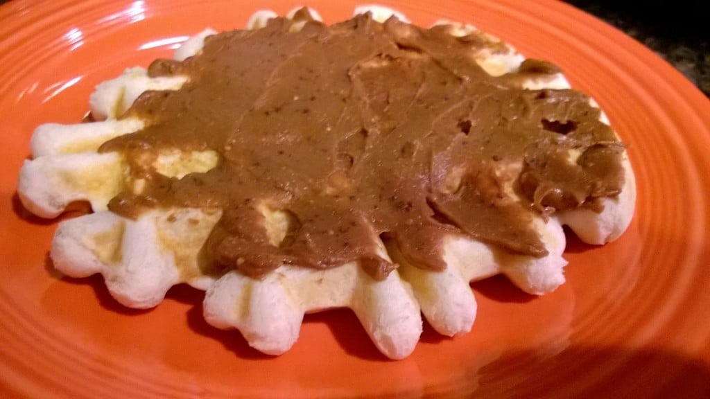 Banana Chocolate PB2 Waffles | No Thanks to Cake
