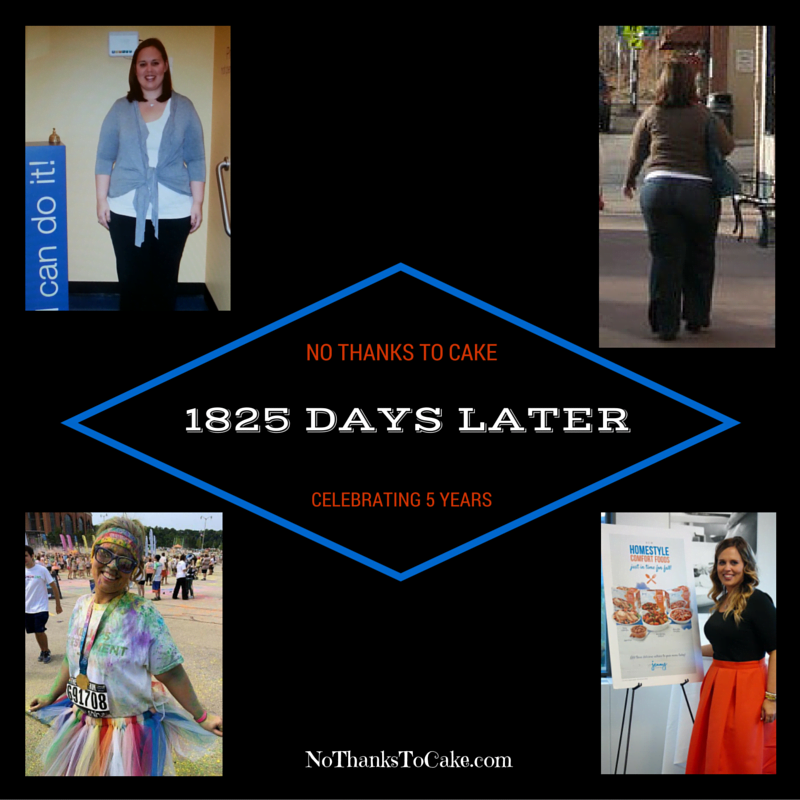1825 Days Later | No Thanks to Cake