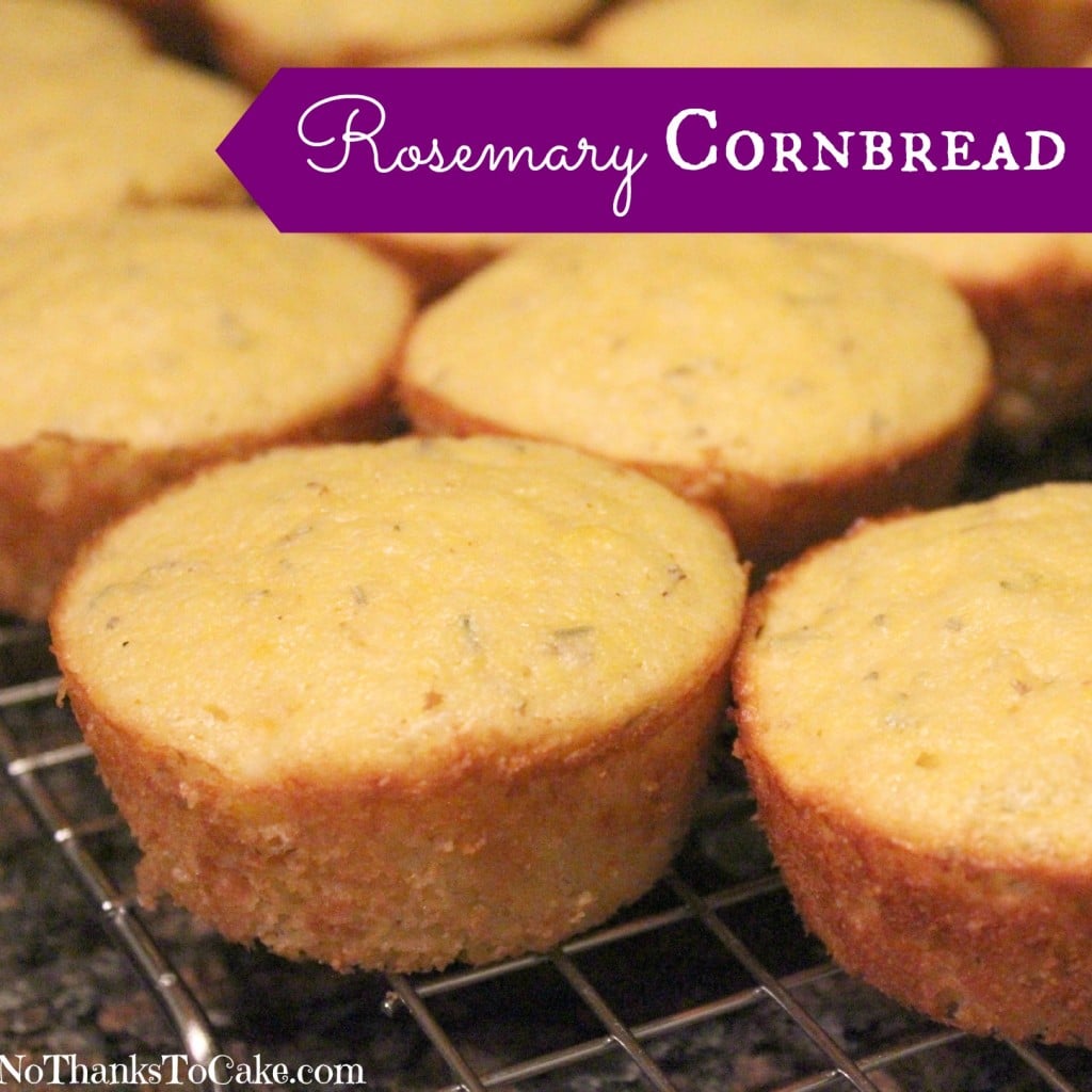 Rosemary Cornbread | No Thanks to Cake