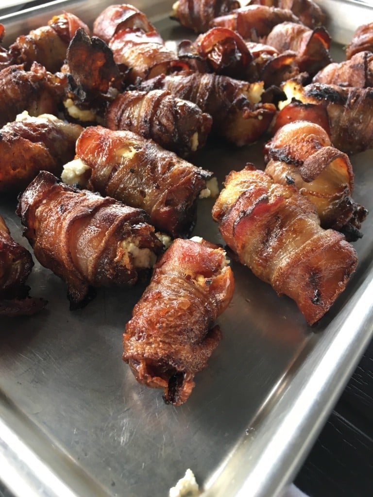 Uncorked Kitchen Backyard BBQ Bacon Wrapped Dates | No Thanks to Cake