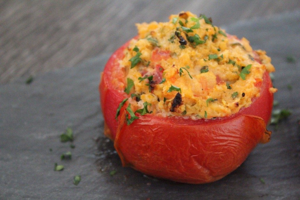 Stuffed Roasted Tomatoes | No Thanks to Cake
