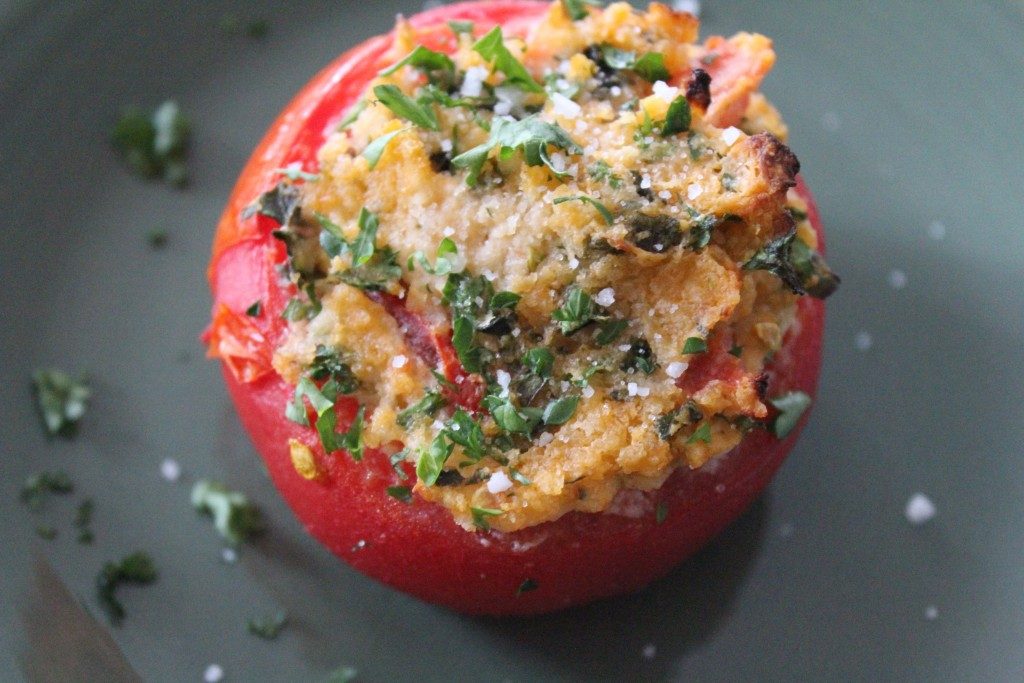 Stuffed Roasted Tomatoes | No Thanks to Cake