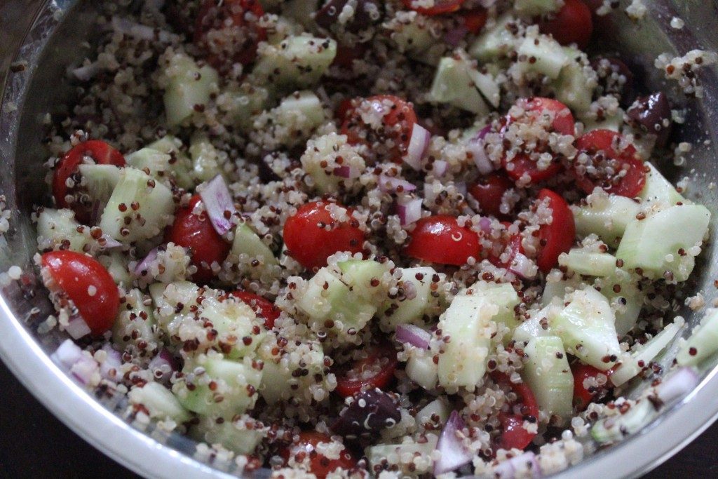 Mediterranean Quinoa Salad | No Thanks to Cake