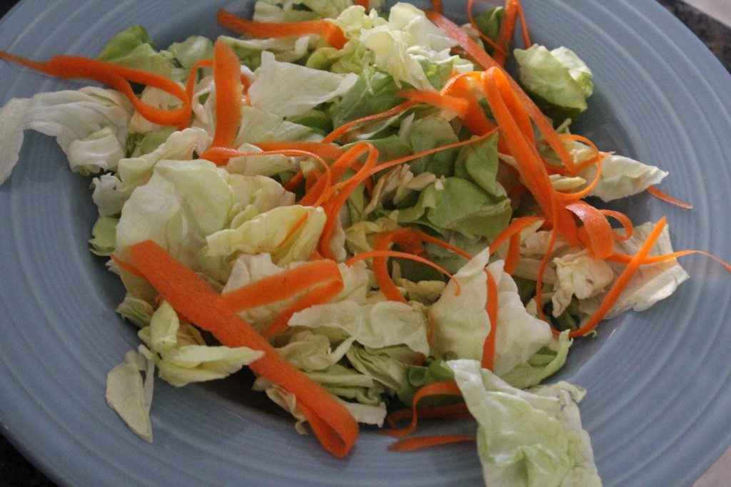 Asian Chicken Lettuce Wrap Salad | No Thanks to Cake