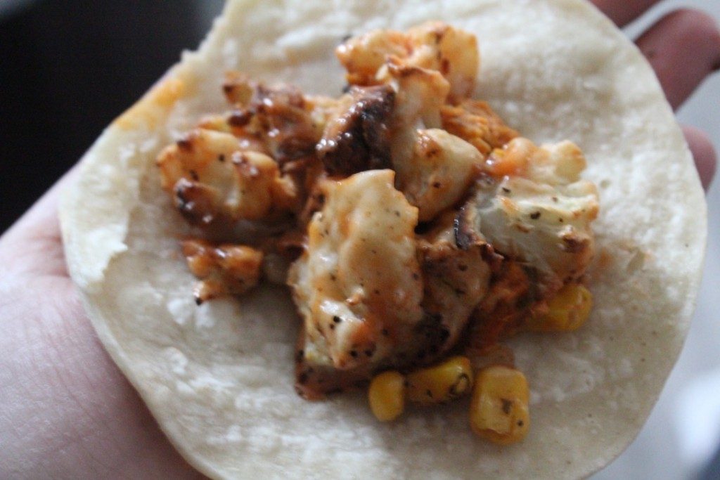 Jenny Craig Buffalo Cauliflower Street Tacos | No Thanks to Cake