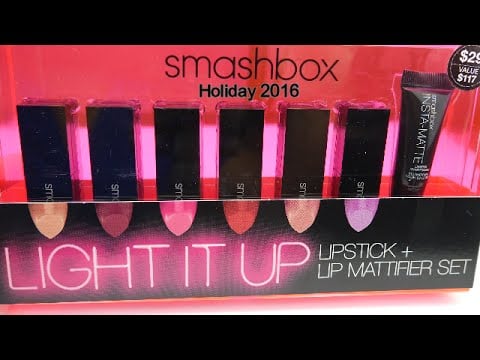 Smashbox Light it Up Lipstick Set | No Thanks to Cake