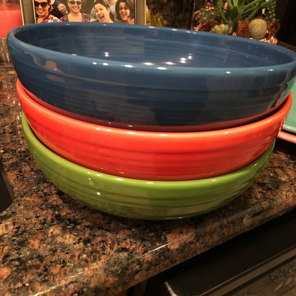 Fiesta Large Bistro Bowls | No Thanks to Cake