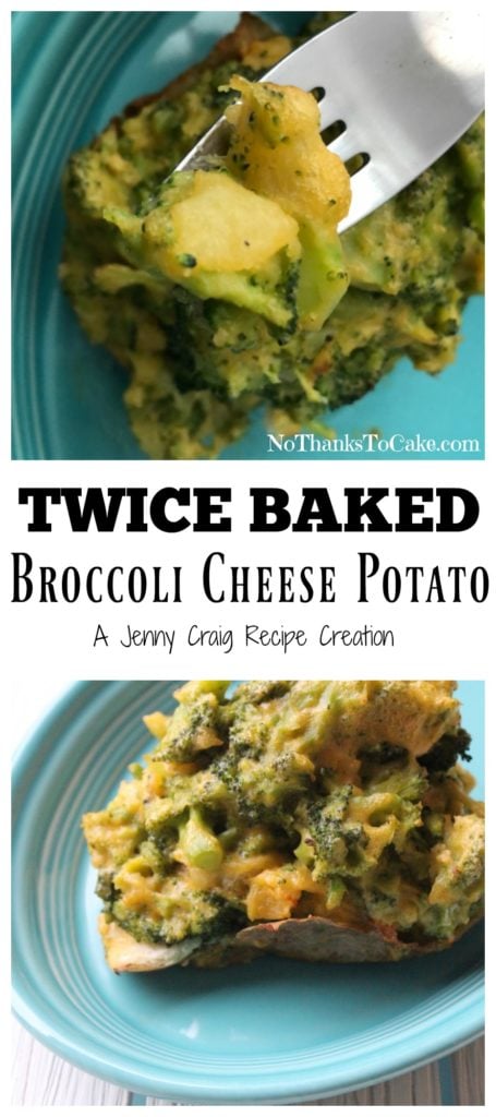 Jenny Craig Recipe Creation: Twice Baked Broccoli Cheese Potato